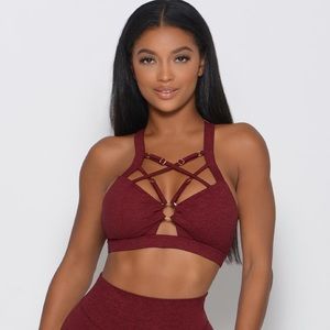 Dream Sports-bra in Black Cherry from Bombshell